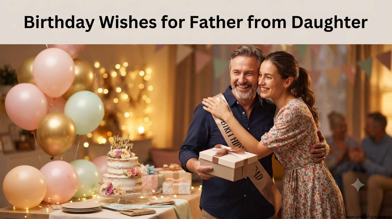 birthday wishes for father from daughter