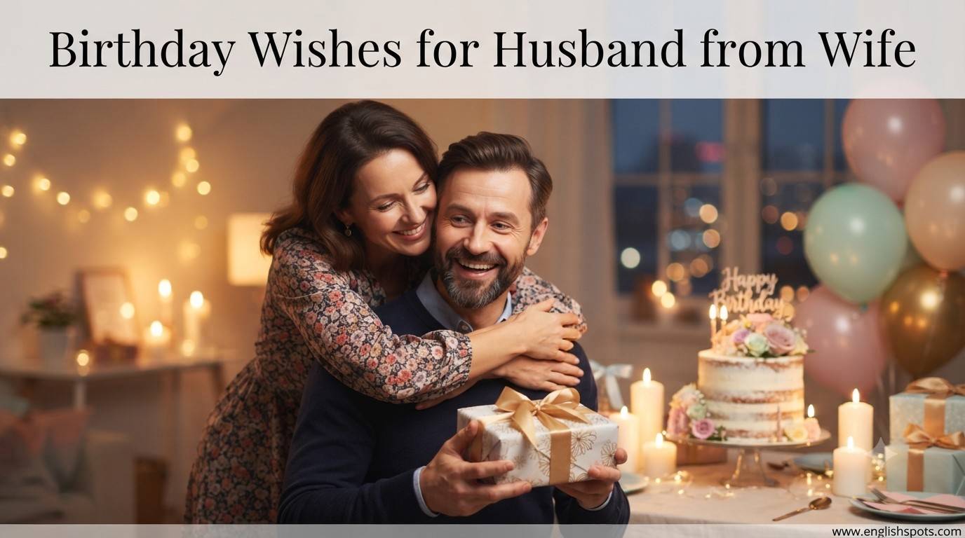birthday wishes for husband from wife