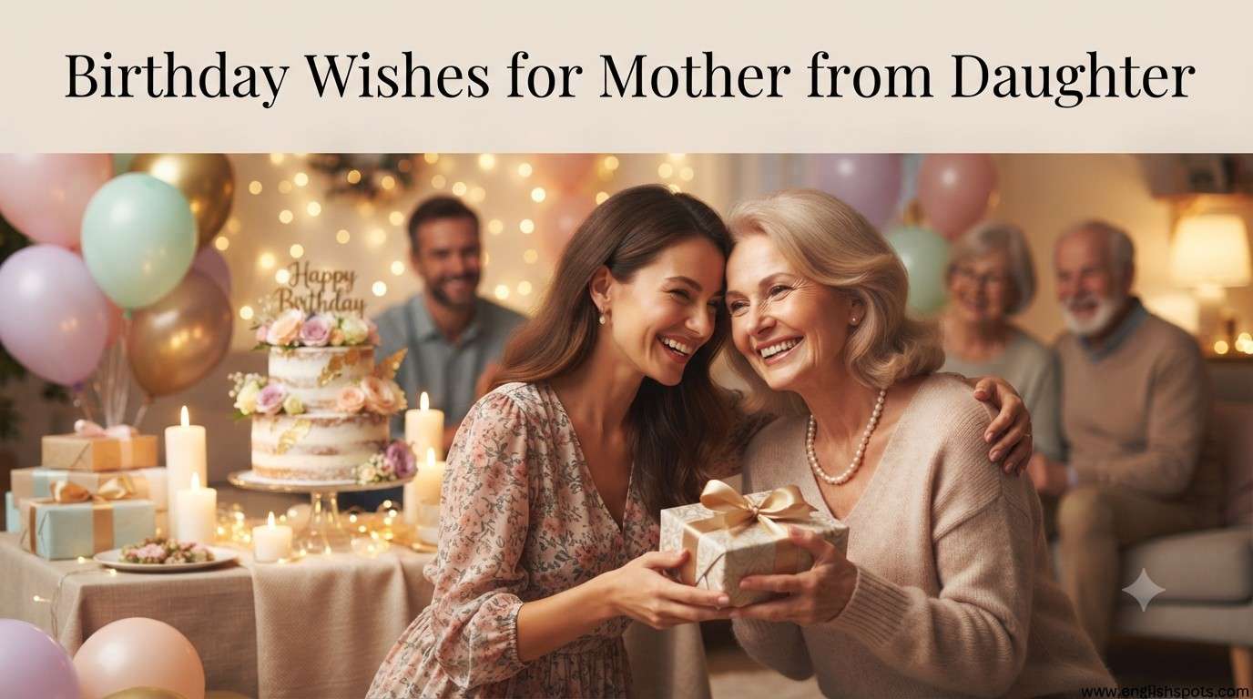 birthday wishes for mother from daughter