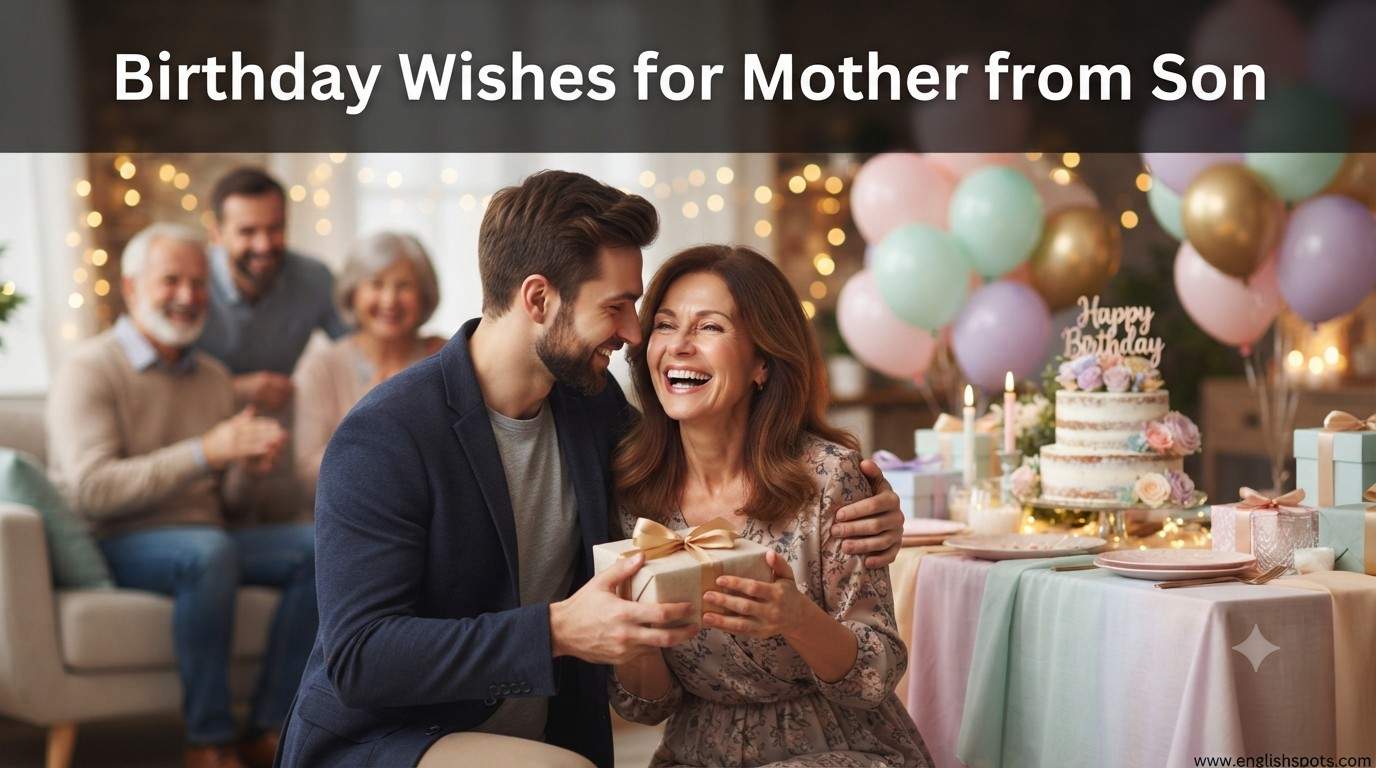 birthday wishes for mother from son