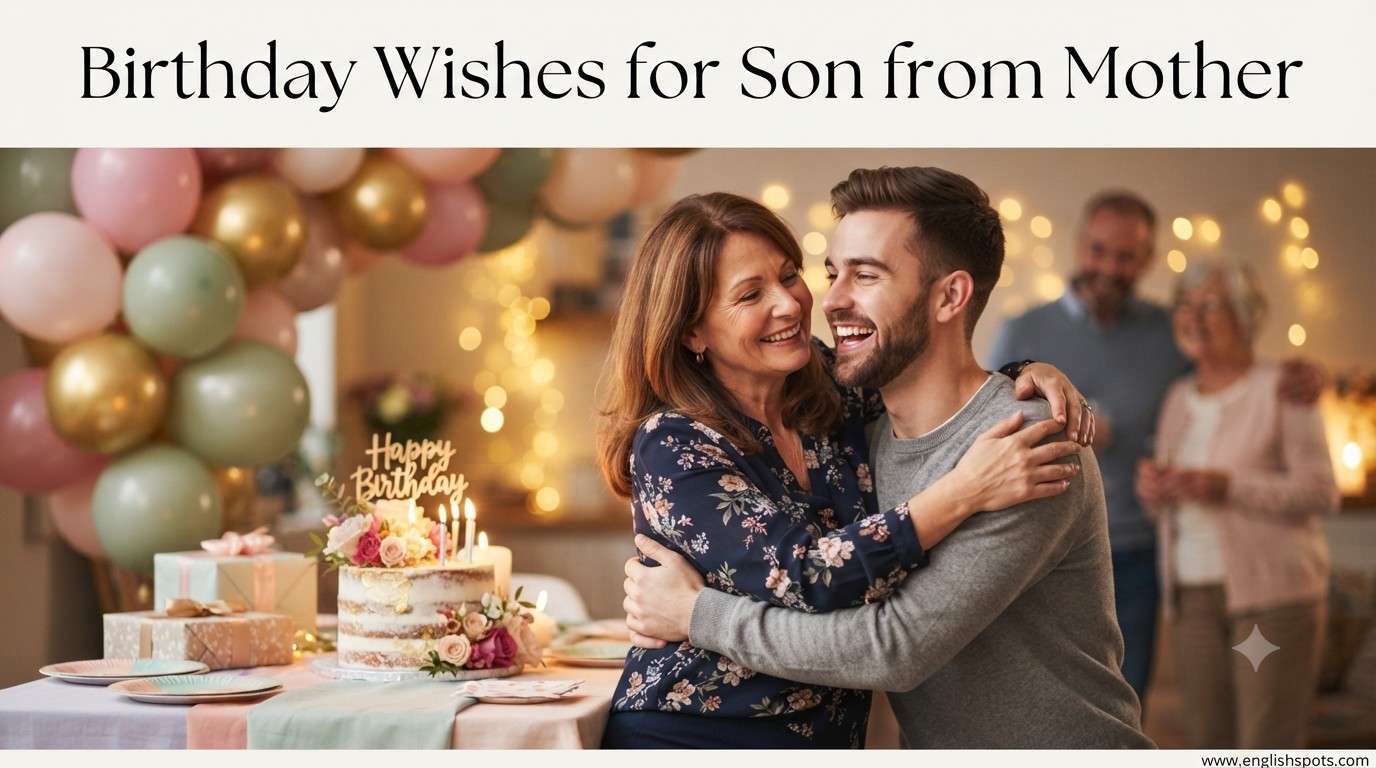 birthday wishes for son from mother